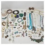 Group of costume jewelry