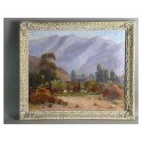 Mid-century California Plein Air oil on canvas