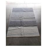Machine made area rug