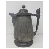 Antique Webster pewter teapot