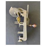 Antique cast iron apple peeler