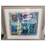 Maria Walsh collagraphic mono print