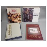Group of art books
