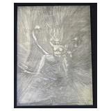 Engraved metal art