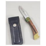 Classic Buck 110 Folding Hunter knife featuring