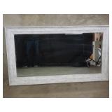 Contemporary wall beveled mirror