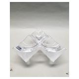 Daum France crystal glass sculpture