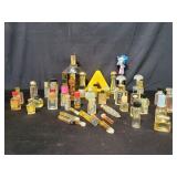 Group of vintage perfume bottles