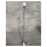 Modern acrylic and metal floor lamp