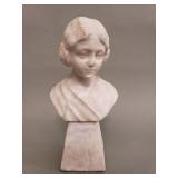 Vintage alabaster bust