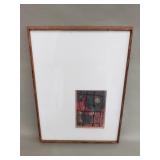 Signed Wanda Kidd Mid-century Modern 'Shadow'
