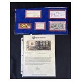 Wilt Chamberlain & Pete Maravich signed collage
