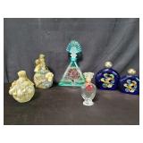 Group of perfume bottles