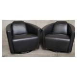 Pair of Fuqing Novo Furniture Co LTD leather