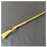 Vintage bronze rifle sculpture