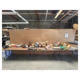 Large group of vintage model train sets
