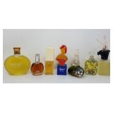 Group of vintage designer perfumes