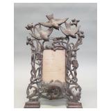 Cast metal Art Nouveau picture frame