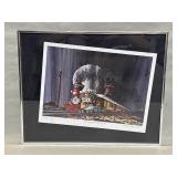 Pencil signed lithograph 'Midnight Flyer' Fred