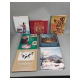 Group of art books