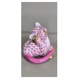 Herend Hungary wild cat porcelain figure