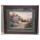 Thomas Kinkade signed offset lithograph