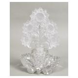 Art Deco cut crystal perfume bottle
