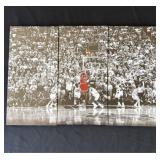 Michael Jordan 'Last Shot' on canvas