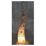 Vintage Moroccan hand made iron and leather
