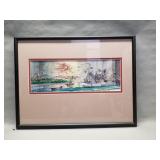 Bill Richardson original watercolor collage