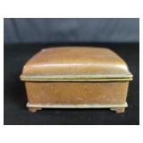 Chinese copper and enamel trinket box