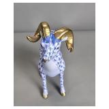 Herend Porcelain ram figure