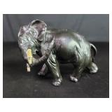 Vintage spelter elephant figure