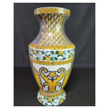 Charles Gilmore hand painted porcelain vase