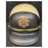 Vintage motorcycle sheriff prop helmet