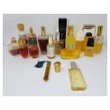 Group of vintage designer perfumes