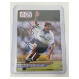 Autographed 1992 Gary Lineker soccer card