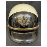 Vintage American police motorcycle prop helmet