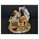 Risqué Capodimonte Doctor & patient porcelain