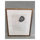 Pencil signed Aubrey Schwartz etching
