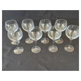 Lot of wine glasses