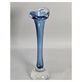Vintage Swedish-style blue and clear controlled