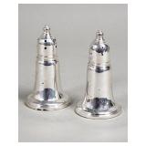 Vintage Empire sterling silver weighted salt and