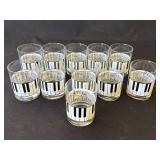 Lot of vintage low ball glasses