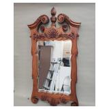 Vintage Queen Anne style mirror