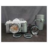 Vintage Asahi Pentax Spotmatic camera and lenses