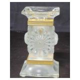 Lalique (France) crystal candlestick