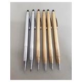 Three gold filled Cross pens and one pencil, two