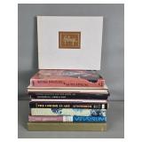 Group of art books