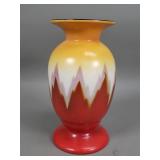 Ditmar Urbach art deco 'Skyscraper Flame' vase